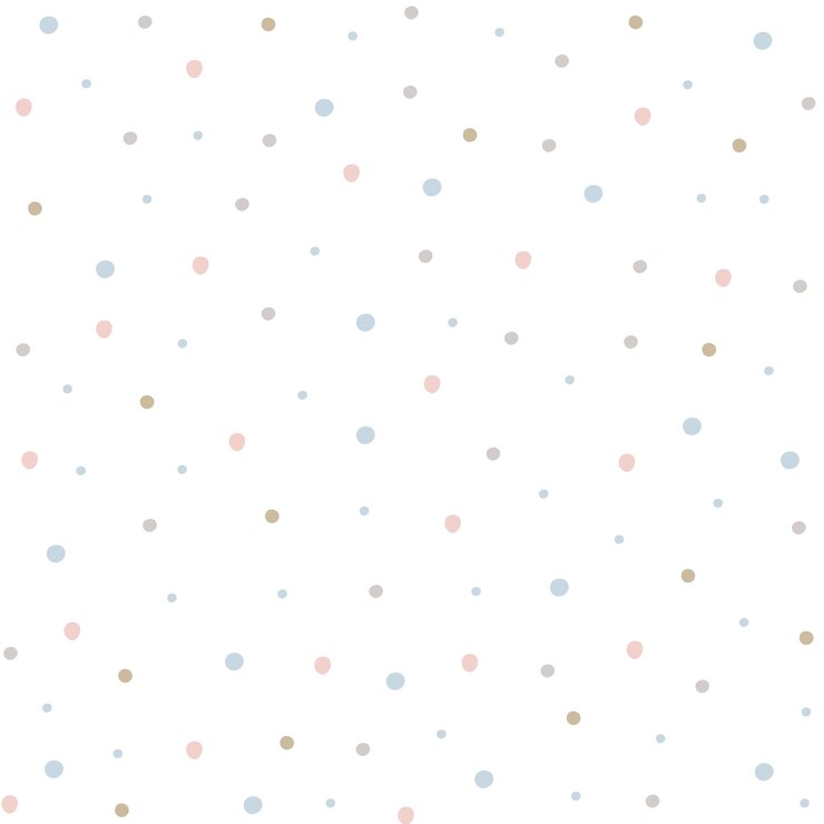 Vetor bonito e simples padrão de vetor de bolinhas claras, o inverno escandinavo molda o fundo rosa azul pastel