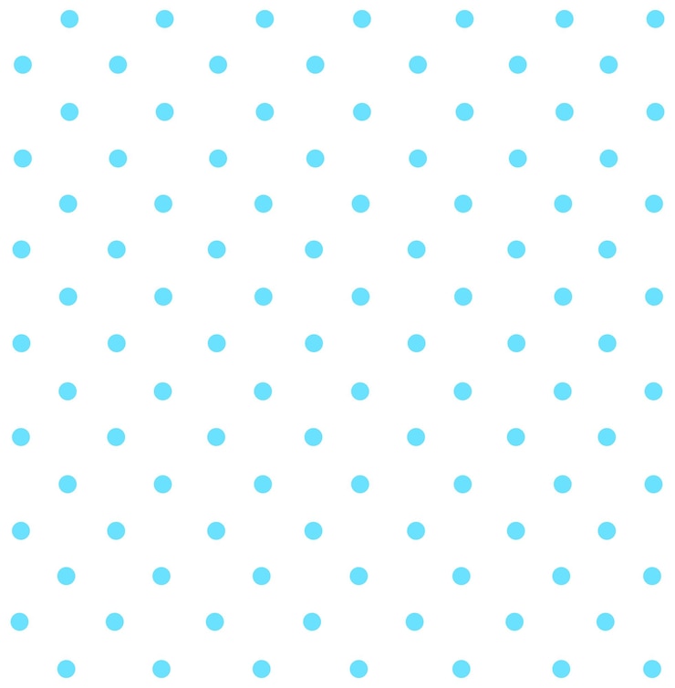Vetor bonito padrão sem costura de polka azul