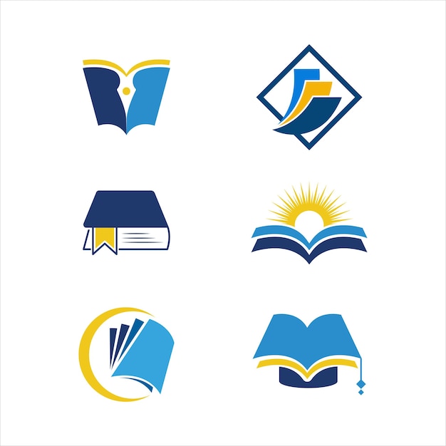 Book vector icon design ilustração template