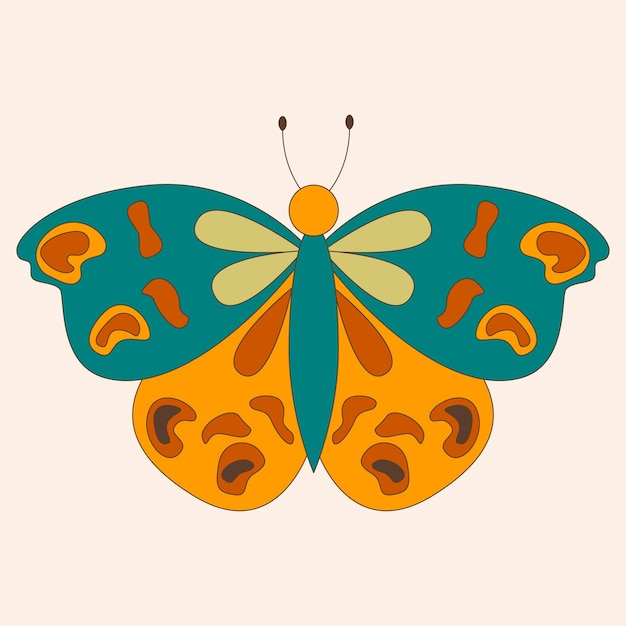 Vetor Desenho Borboleta Nó Dois Cartão De Presente PNG , Vector