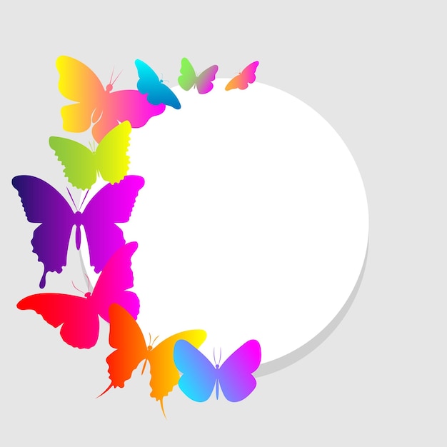 Borboletas mock up borboletas voadoras produto apresentação cosmética produtos de beleza