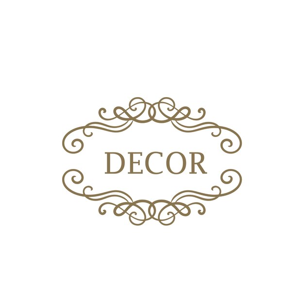 Vetor borda de decoração ornamentada para convite