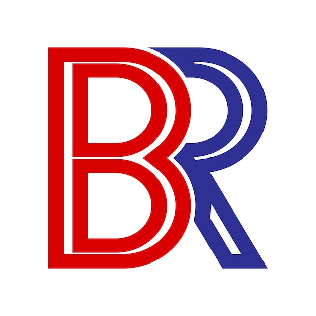 Vetor br letter logo