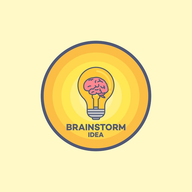 Brainstorm idea lâmpada