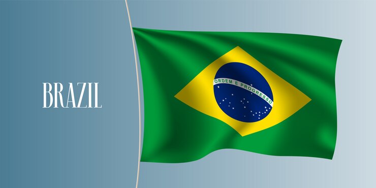 Brasil agitando bandeira