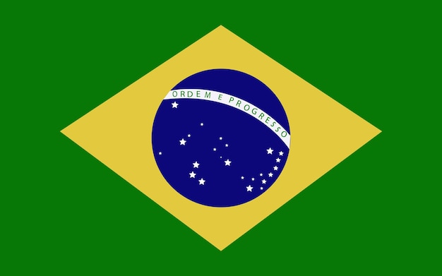 Vetor brazil flag