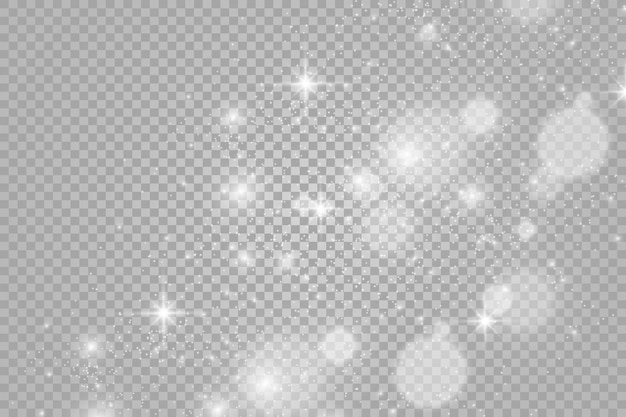 Brilhante brilho de pó dourado vetorial Ornamentos brilhantes brilhantes para fundo Ilustração vetorial