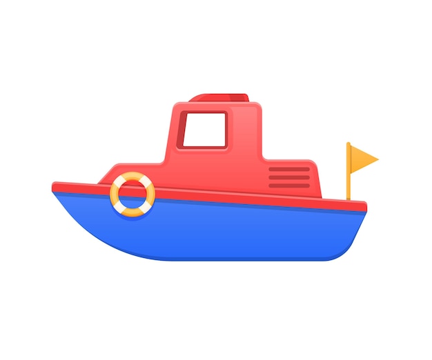 Brinquedos infantis modernos e coloridos lindo barco colorido para crianças veículo aquático