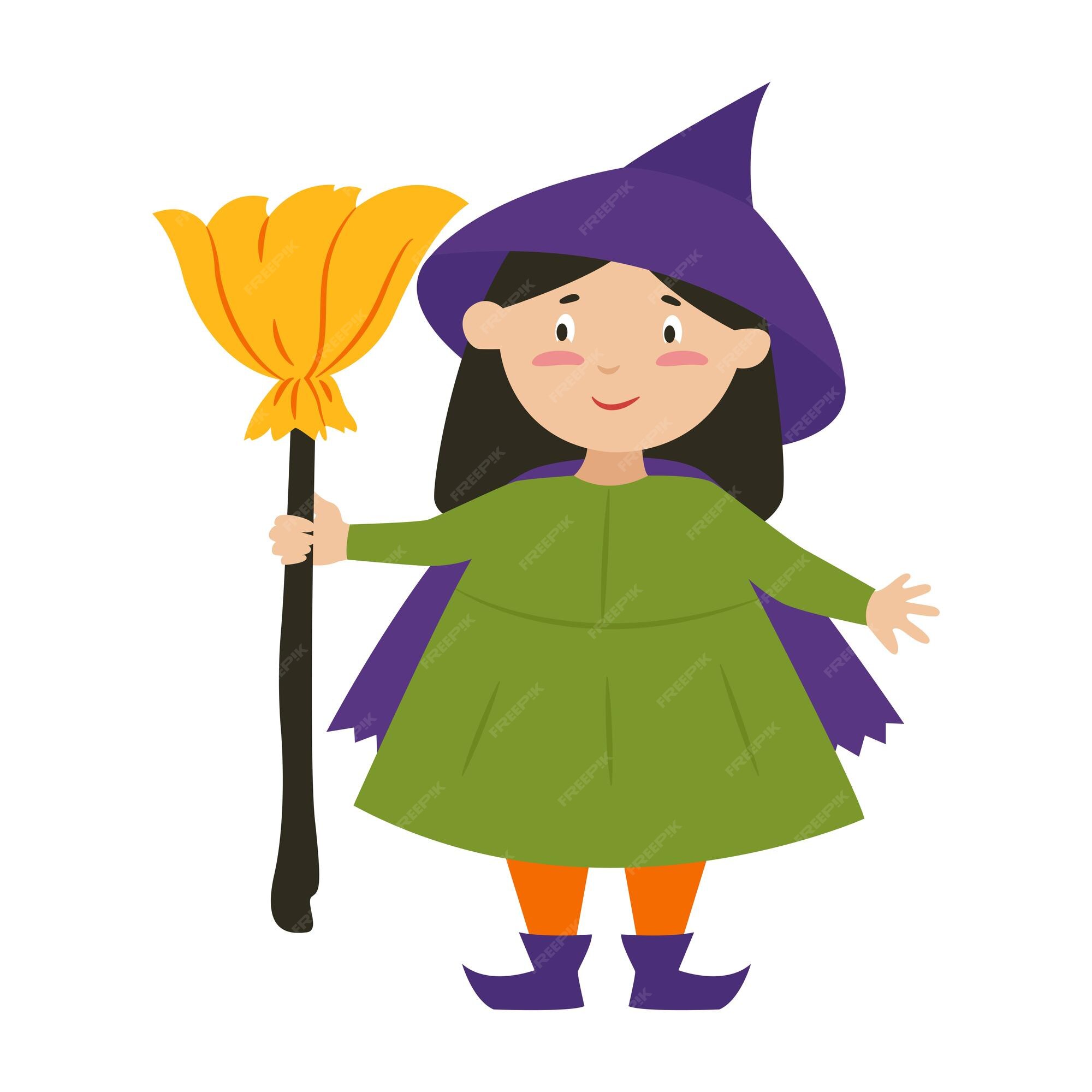 Bruxa Bonita, Personagem Feminina De Halloween. Bruxaria E Magia.  Ilustração Vetorial De Desenhos Animados Royalty Free SVG, Cliparts,  Vetores, e Ilustrações Stock. Image 172998925