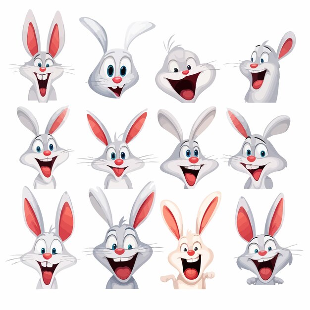 Vetor bugs_bunny_face_vector_vector