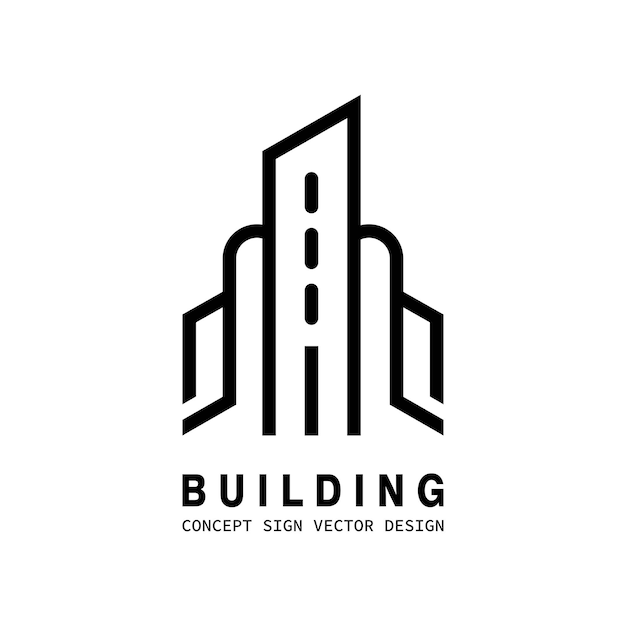 Building logo vector design template