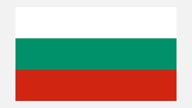 Vetor bulgaria bandeira com cor original