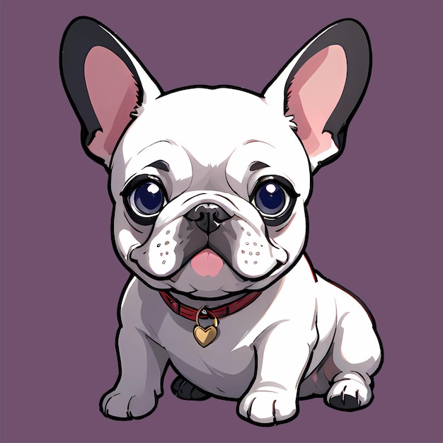 Vetor bulldog francês