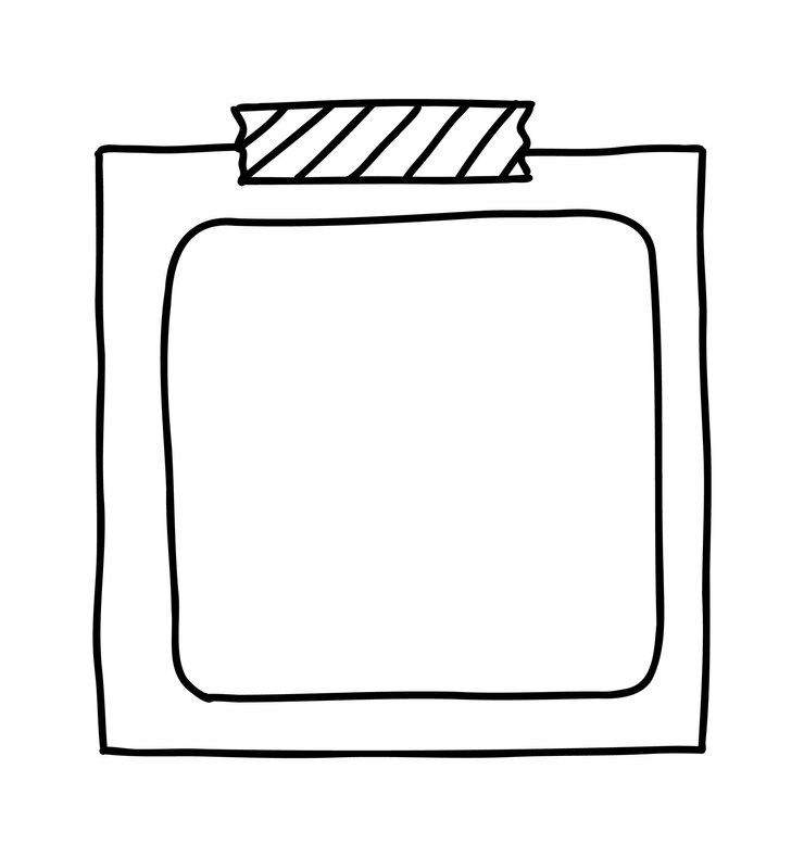 Vetor bullet journal doodle ícones rótulos e bordas desenhados à mão para laticínios