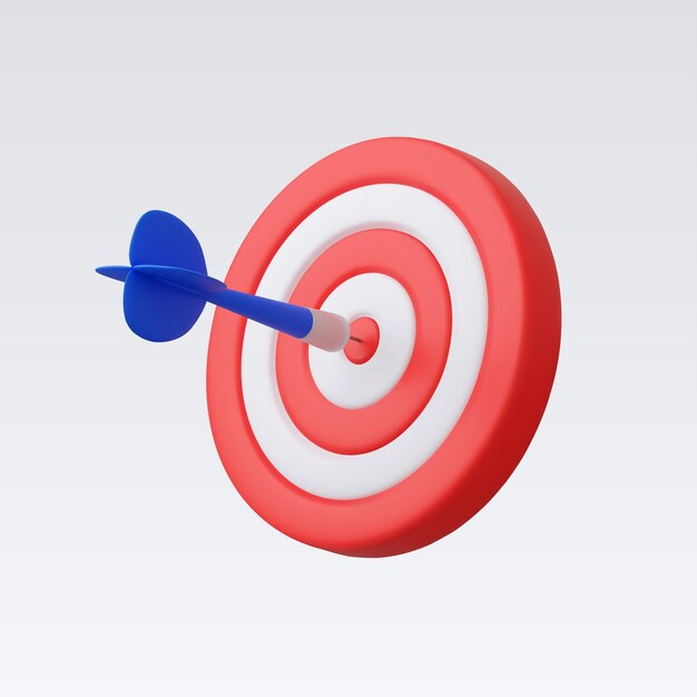 Bullseye com dardo