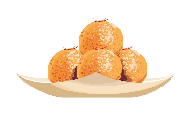 Vetor bundi laddoo vector