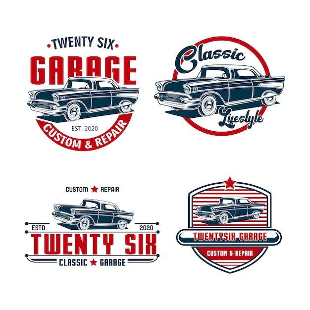 Bundle set garage vintage