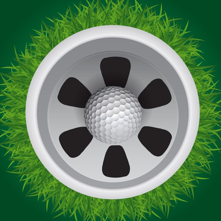 Vetor buraco de golfe