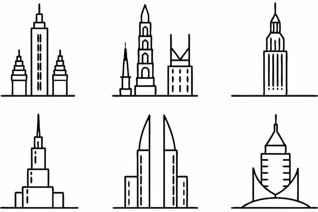 Burj Khalifa peça de arte de linha adicionando elegância a qualquer quarto moderno