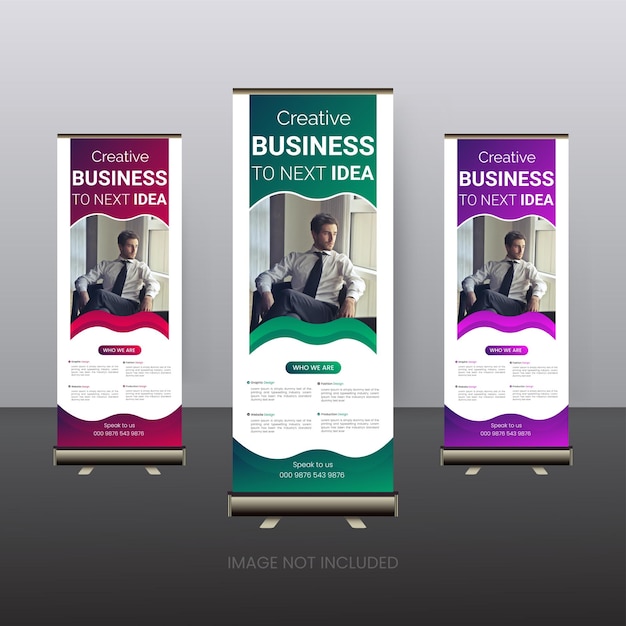 Business roll up banner design