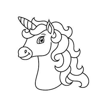 Desenho de Cabeça de cavalo para colorir