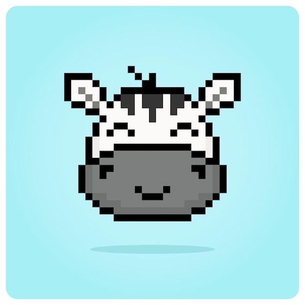 Galinha pixel art cute animal para ativos de jogos em ilustração