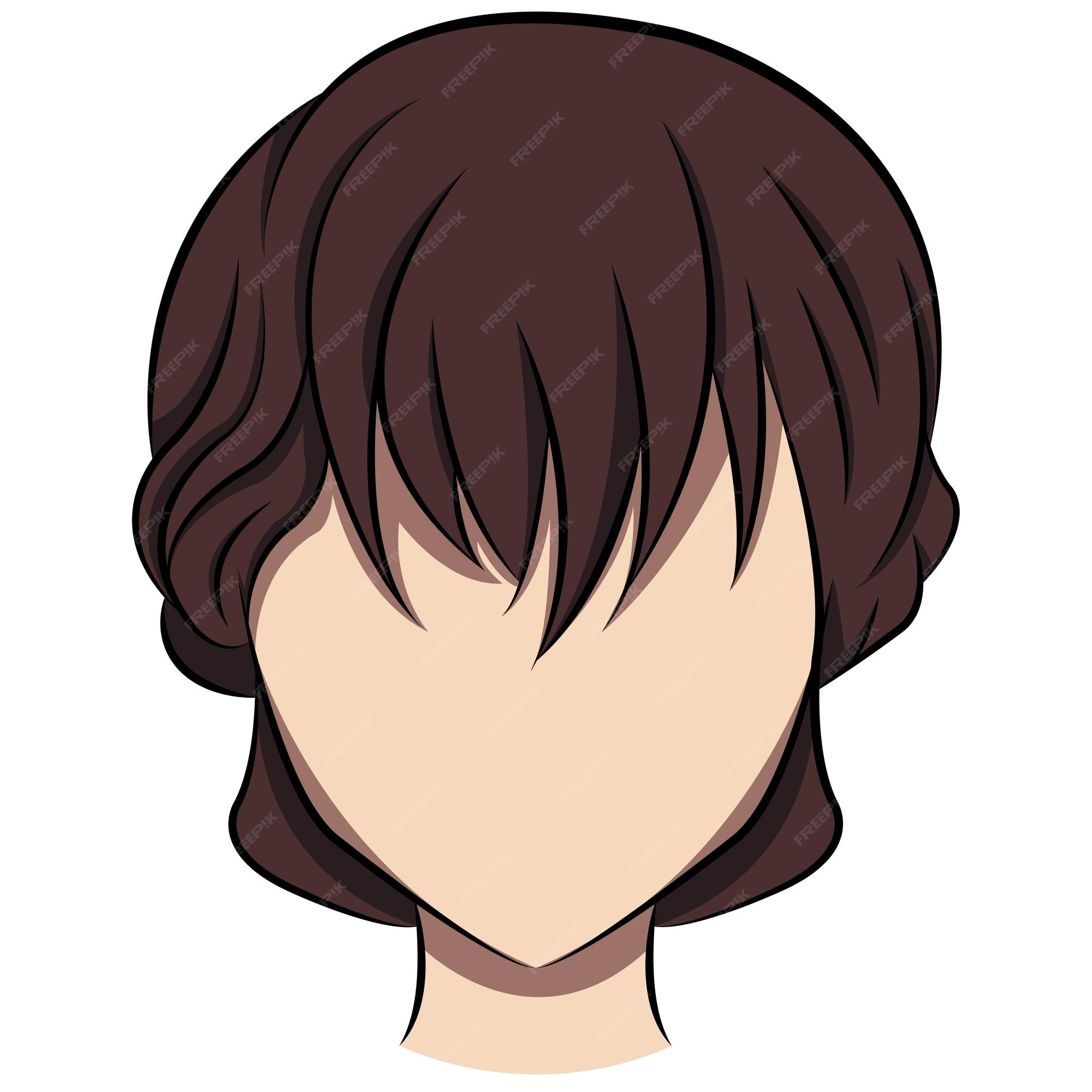 Cabelo 15, ilustração de cabelo cinza de anime png