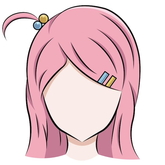 O Cabelo De Anime PNG Images, Vetores E Arquivos PSD