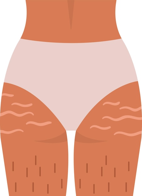 Cabelos do corpo feminino pernas positivas