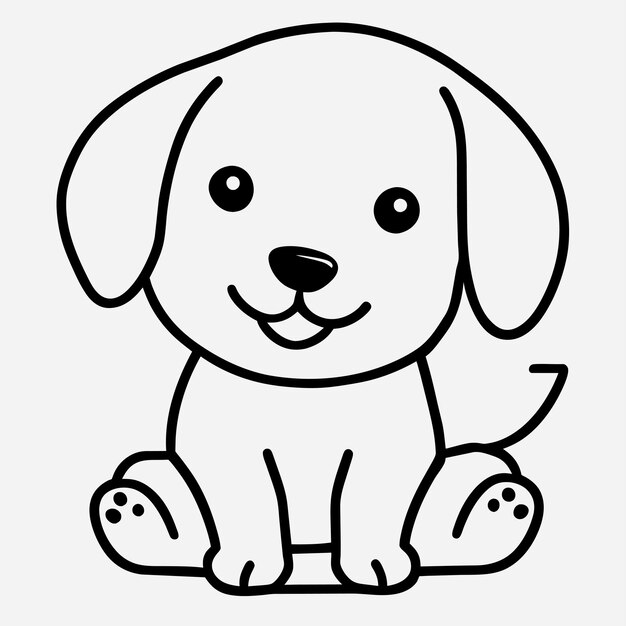 Vetor cachorro fofo shiba inu cachorrinho doce mão desenhada desenho animado adesivo ícone conceito ilustração isolada