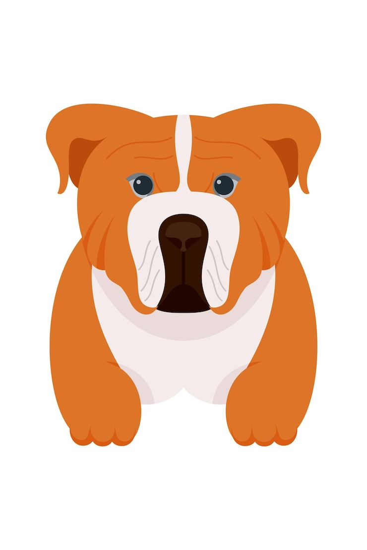 Vetor cachorros de desenho animado criam animais de estimação personagens fofinhos design plano de cachorros fofos e ilustração vetorial de filhotes