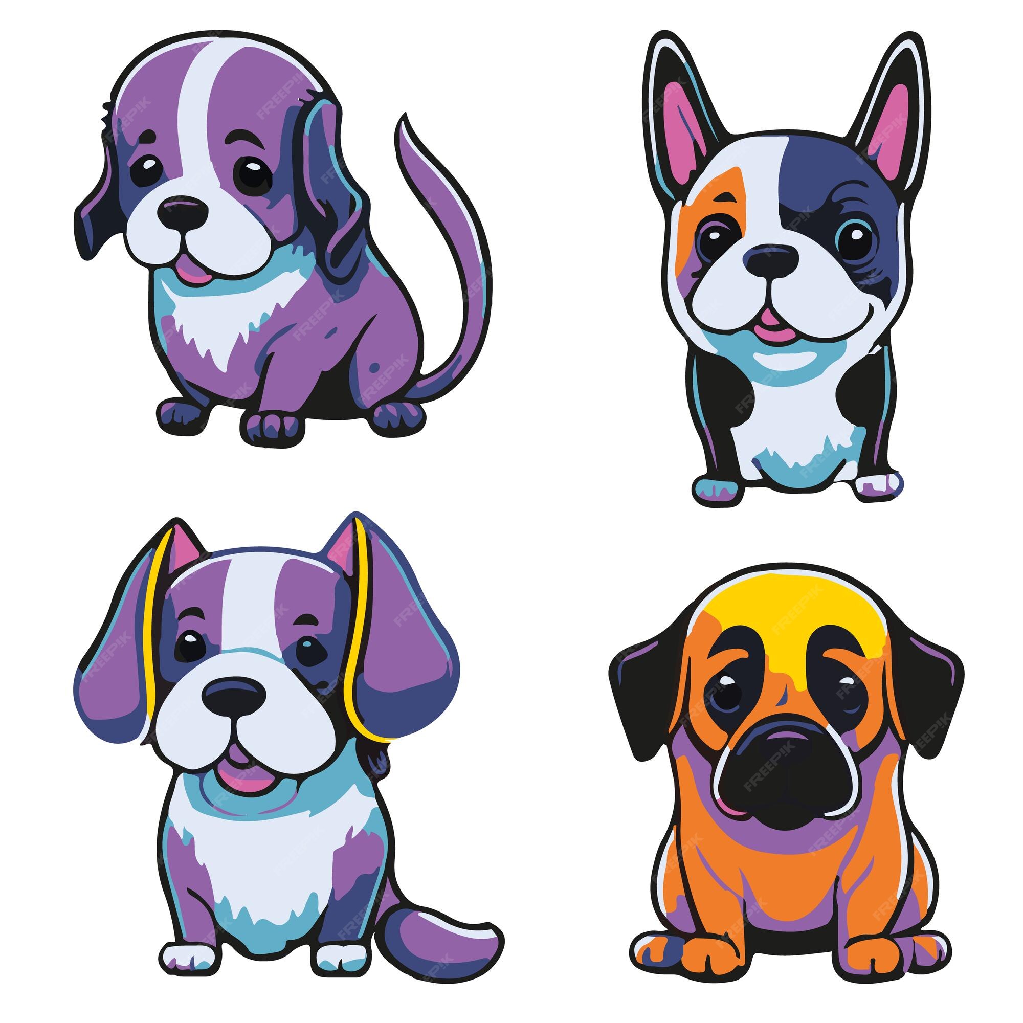 Coloque Adesivos Fofinhos De Boston Terriveis E Legais No Estilo Cartoon  Isolados Em Fundo Branco. Design De Impressão Para Cães F Ilustração do  Vetor - Ilustração de canino, moderno: 265667776