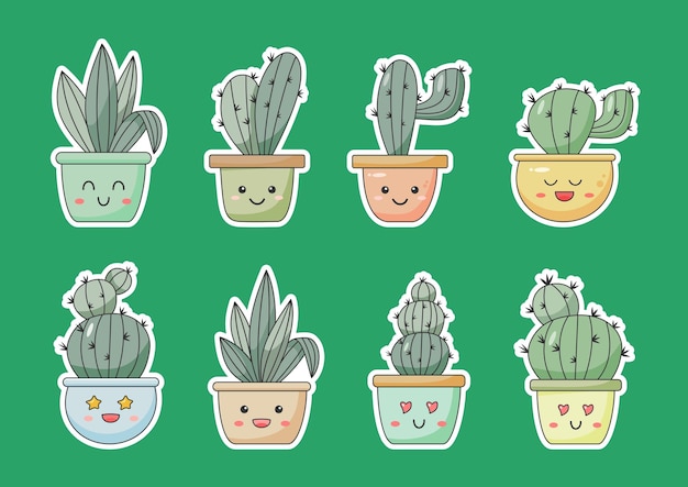 Como desenhar Cactus Kawaii 