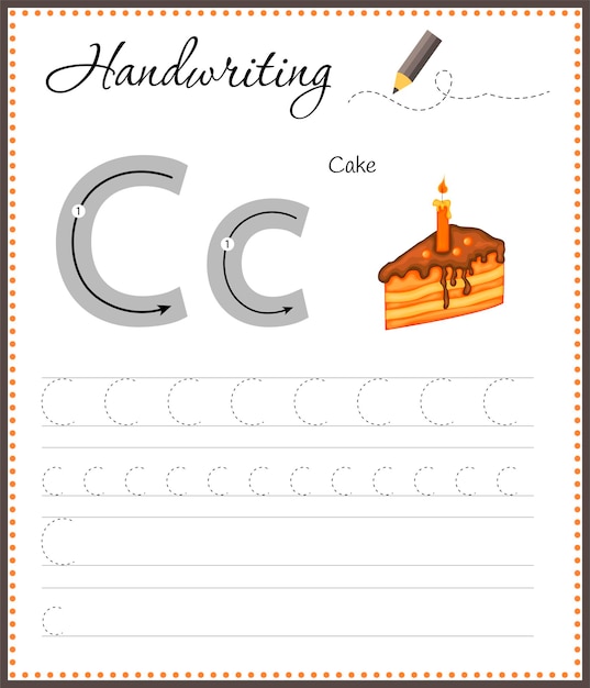 Caderno de caligrafia para crianças planilhas para aprender letras caderno de atividades para crianças páginas educativas para pré-escola letra s