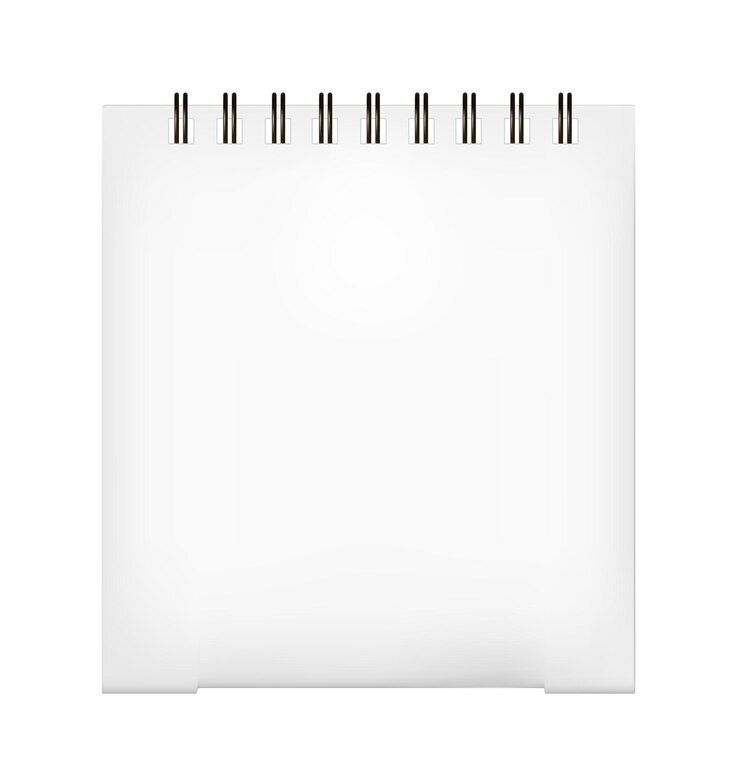 Vetor caderno de escrita marrom vertical