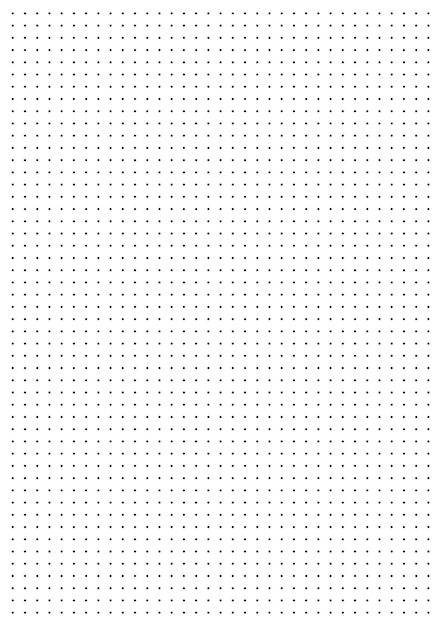 Vetor caderno de grade em branco folha de pontos cinza em um fundo branco