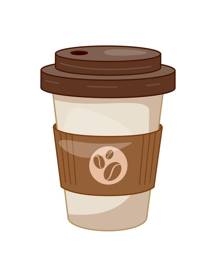 Vetor café e chá para café menu para café e cafeteria aroma e bebida elemento gráfico para site ilustração vetorial plana de desenho animado isolada em fundo branco