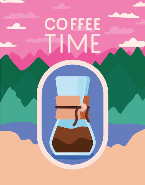 Café poster tempo