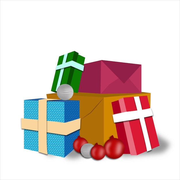 caixa de presente de natal