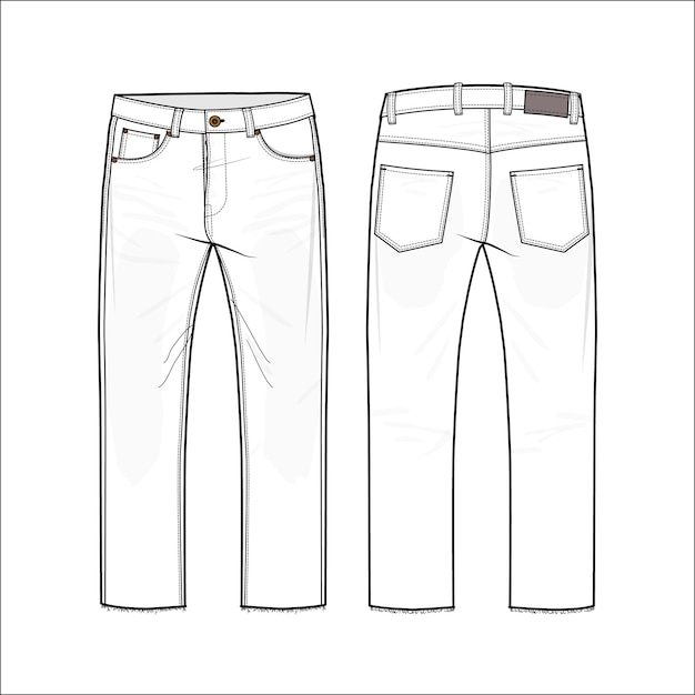 calças calças jeans tecido de estilo de moda