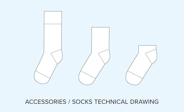 Vetor calças em branco desenho técnico projeto de vestuário para designers de moda