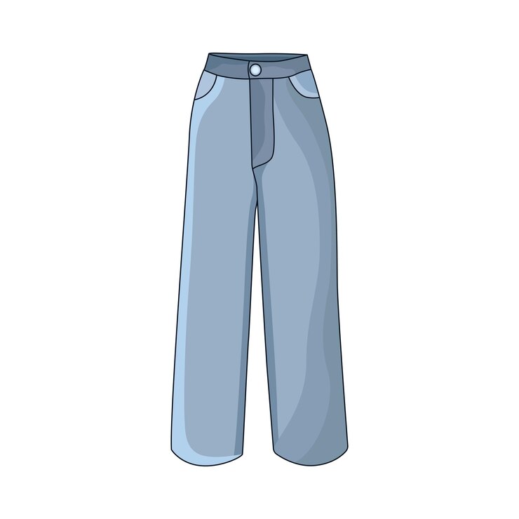 Vetor calções jeans