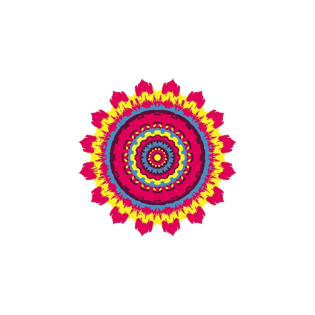 Caleidoscópio de arte de design vetorial mandala