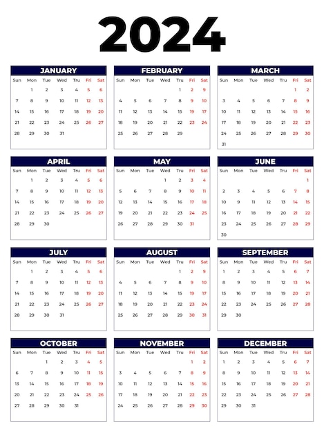 calendário 2024