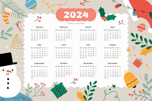 Calendário de 2024