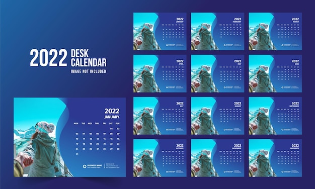 Calendário de mesa 2022