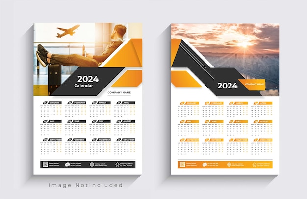 Vetor calendário de parede 2023 ou agenda mensal e semanal design de calendário de ano novo 2023