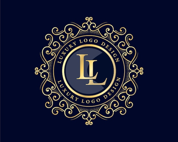 caligráfico feminino floral beleza logotipo desenhado à mão monograma heráldico antigo estilo vintage design luxuoso