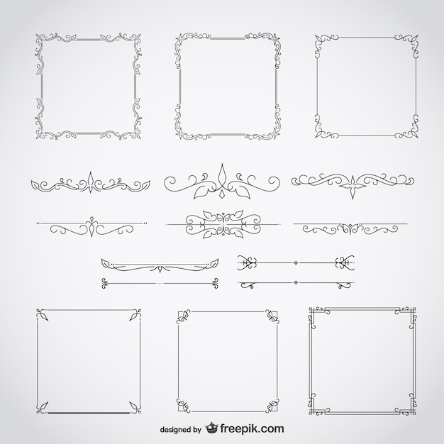 Caligráfico quadros conjunto floral decorativo