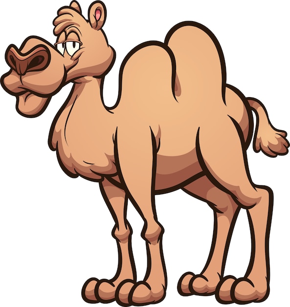 Camelo dos desenhos animados